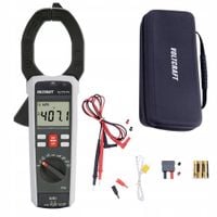 Miernik cęgowy MULTIMETR cyfrowy CAT III 1500V cęgi prądowe TrueRMS latarka