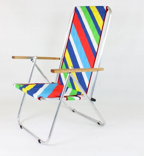 Leżak - krzesło plażowe, składane, turystyczne, dwie funkcje, MAX 120 kg TE na Arena.pl