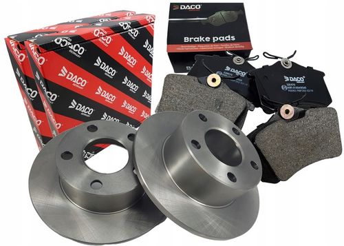 TARCZE+KLOCKI TYŁ AUDI A6 C5 VW PASSAT B5 SUPERB na Arena.pl