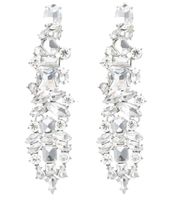 EFEKTOWNE kolczyki kryształowe na bal studniówkę wesele ŚLUB długie wiszące