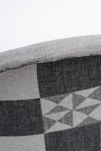 Krzesło P018 DAR Pattern szare/patchwork MICROUSBCABLE1 na Arena.pl