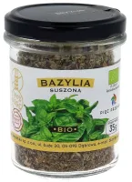 Bazylia Suszona Bezglutenowa BIO 35 g - PiĘĆ Przemian