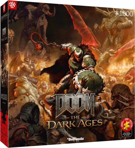 Puzzle 1000 elementów. Doom. The Dark Ages. Slayer's Rage zdjęcie 1