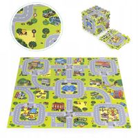 MATA PIANKOWA DUŻE PUZZLE PIANKOWE 21 EL EVA MIASTO