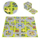 MATA PIANKOWA DUŻE PUZZLE PIANKOWE 21 EL EVA MIASTO