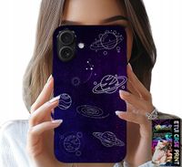 ETUI DO IPHONE 16 PLUS - KOSMOS PLANETY GWIAZDY GALAKTYKA WZORY