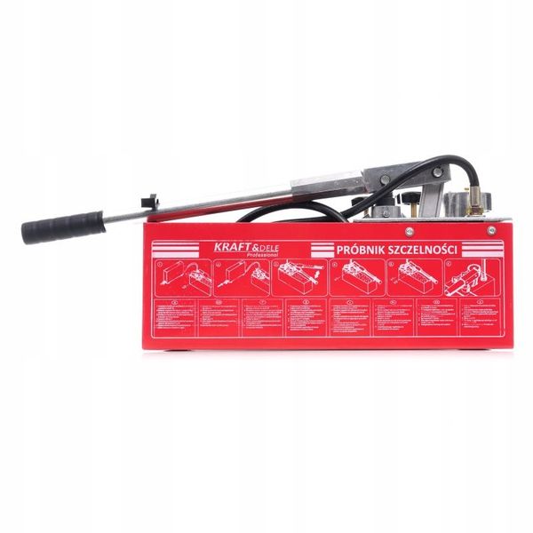 POMPA KONTROLNA DO PRÓB CIŚNIENIOWYCH SZCZELNOŚCI 0-50KG 45ML 12L TESTER zdjęcie 14