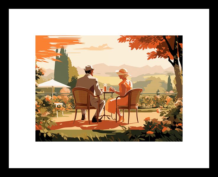 Plakat 18x13cm Retro Randka zdjęcie 3