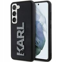 ETUI SILIKONOWE KARL LAGERFELD 3D RUBBER GLITTER LOGO DO SAMSUNG S24 S921 C