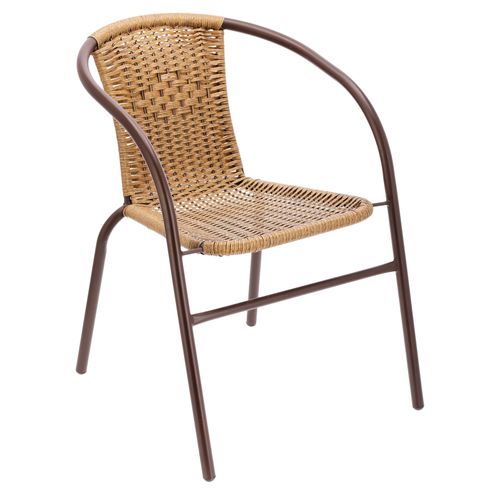 krzesło ogrodowe balkonowe na balkon taras technorattan fotel bistro na Arena.pl