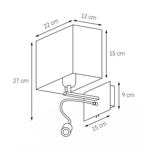 Lampa ścienna KASPA Vers na Arena.pl