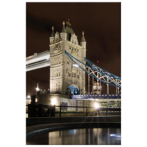 Obraz 40X60 Fontanna Przy Tower Bridge na Arena.pl