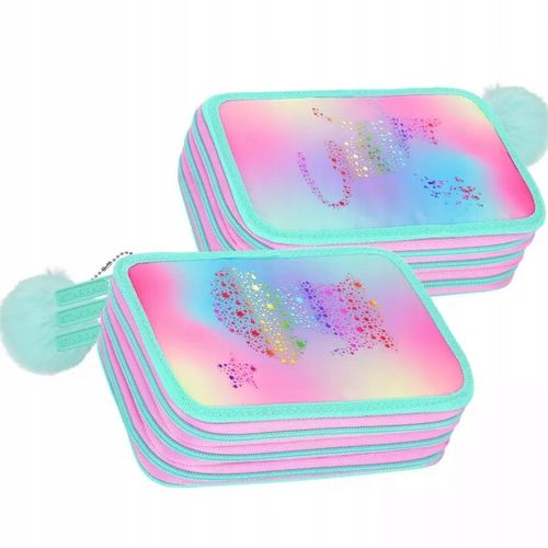 PIÓRNIK TRZYKOMOROWY Z WYPOSAŻENIEM DLA DZIEWCZYNKI OMBRE KOT PIES KOTKIEM na Arena.pl