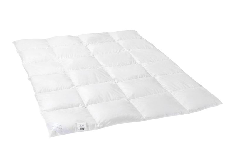 Kołdra puchowa CAŁOROCZNA 155x200 ROYAL biała 100% puch zdjęcie 2