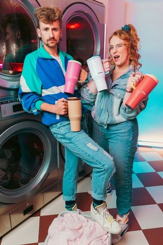 Kubek termiczny ze słomką Kambukka RIO 950 ml – Bubblegum Mint, BPA Free na Arena.pl