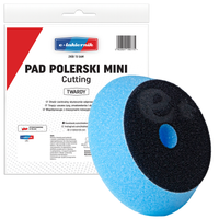 pad gąbka polerska 95mm niebieska mini twarda tarcza na rzep e-lakiernik