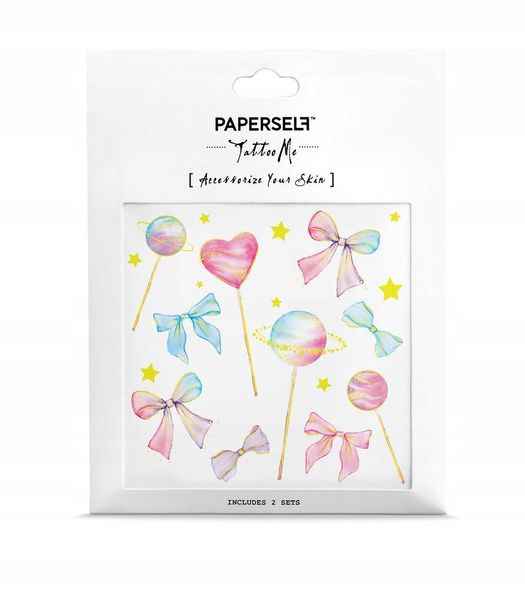 Paperself tatuaż przyklejany na rękę Lollipops zdjęcie 1