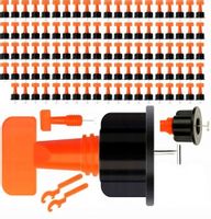 SYSTEM DO POZIOMOWANIA PŁYTEK KLINY KLIPSY UCHWYT 100 szt