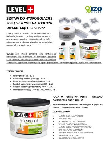 Zestaw Hydroizolacja Folia w płynie 12kg Taśma 15m Grunt na Arena.pl