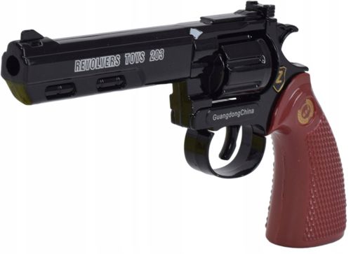 METALOWY PISTOLET NA SPŁONKĘ KAPISZONY GRATIS 10x720szt REWOLWER DLA DZIECI na Arena.pl
