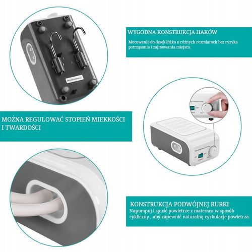 Materac Przeciwodleżynowy zmiennociśnieniowy odleżynowy POMPA odleżyny na Arena.pl