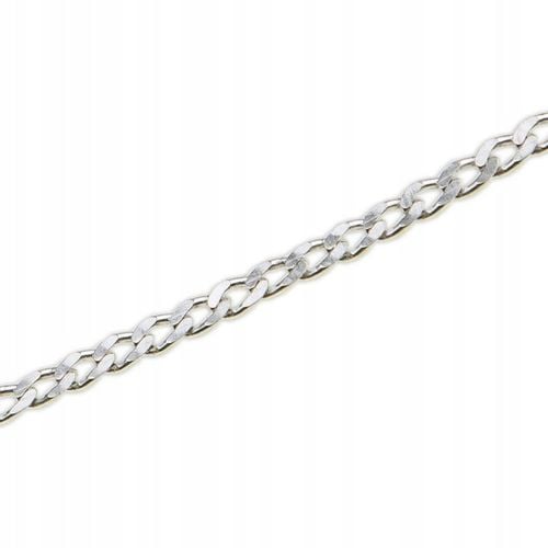 Srebrny łańcuszek pancerka 50 cm srebro 925 dla mężczyzn na Arena.pl