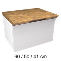 Szafka łazienkowa pod umywalkę 60/50/41 cm podwieszana