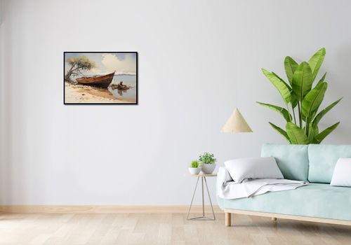 Plakat 70x50cm Spokój Przybrzeża na Arena.pl