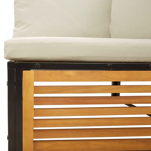 8-cz. zestaw wypoczynkowy do ogrodu, z poduszkami, akacjowy na Arena.pl