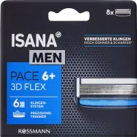 ISANA MEN Pace 6+ wkłady do maszynki 8 szt.