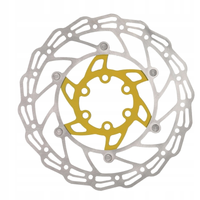 Tarcza hamulcowa "pływająca" 180 mm 6 śrub (IS) złota Alhonga HJ-DXR1807 GD