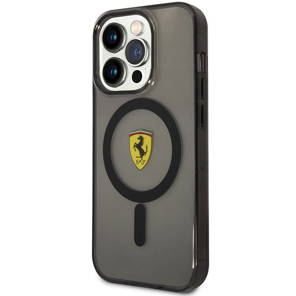Etui Ferrari do iPhone 14 Pro, Czarny MagSafe zdjęcie 2