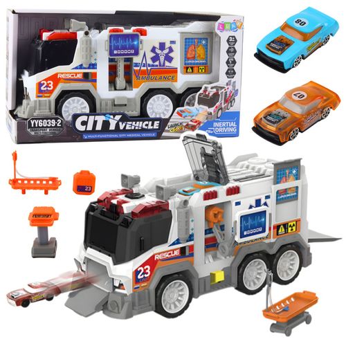 IDEALNA DLA MAŁYCH RATOWNIKÓW  KARETKA Z NAPĘDEM ŚWIATŁA na Arena.pl