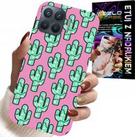 ETUI DO OPPO RENO 4 LITE - KAKTUSY, KAKTUS NA RÓŻOWYM TLE + FOLIA