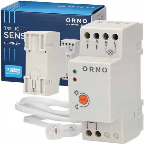 CZUJNIK ZMIERZCHU ZMIERZCHOWY Z SONDĄ ZEWNĘTRZNĄ IP65 3000W NA SZYNĘ na Arena.pl