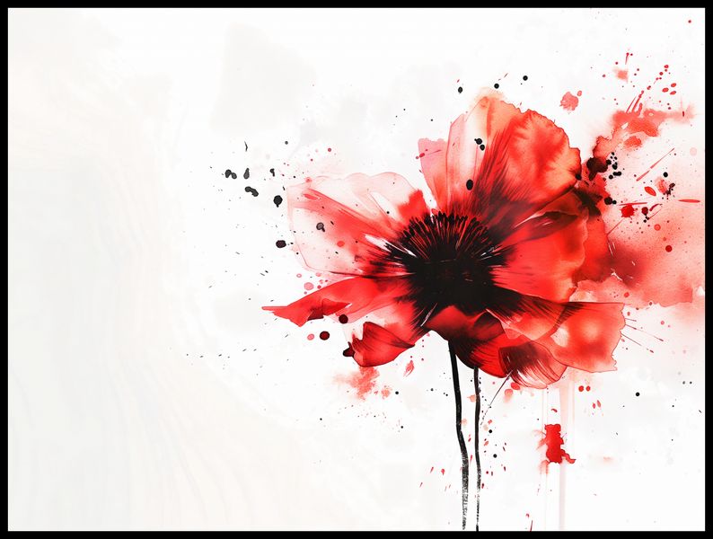 Plakat 100x75cm Płynna Akwarela zdjęcie 2