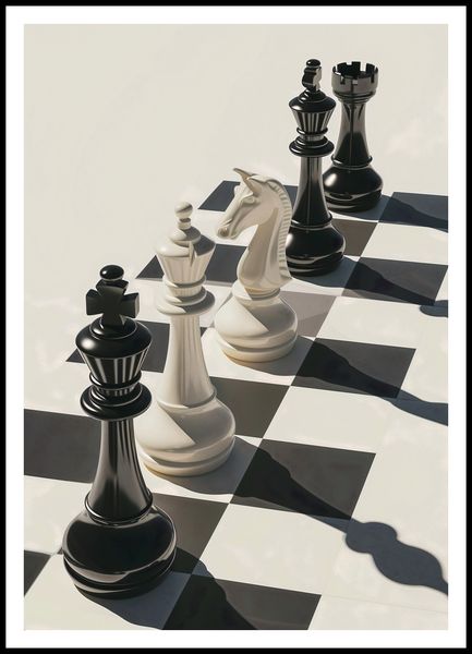 Plakat 70x100cm Szach i Mat zdjęcie 3