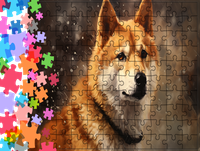 Puzzle tradycyjne Zwierzęta - Pies