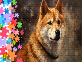 Puzzle tradycyjne Zwierzęta - Pies