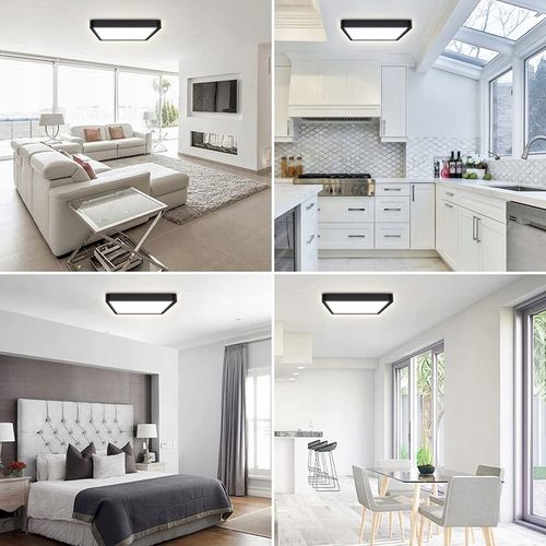 PANEL PLAFON LED 24W NATYNKOWY NIEMRUGAJĄCY CZARNY na Arena.pl