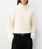 Sweter Bershka w kolorze ecru M