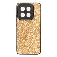 Drewniane Etui Bewood do Xiaomi 14T Pro KWIATY POLNE ANIEGRE