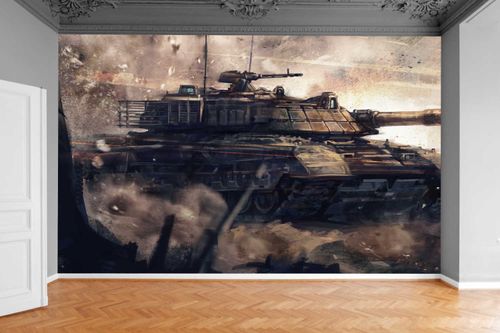 Fototapeta MILITRNA CZOŁG BOJOWY WOJNA 200x130 na Arena.pl