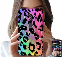 ETUI DO HUAWEI MATE 10 PRO - KOLOROWA TĘCZOWA PANTERKA PLECKI SZKŁO