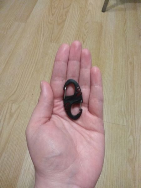 Mini karabińczyk klamra haczyk klucze plecak pasek zdjęcie 2