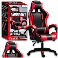 Fotel Gamingowy Biurowy Obrotowy Kubełkowy Krzesło Biurka MOCNE do 150 kg!