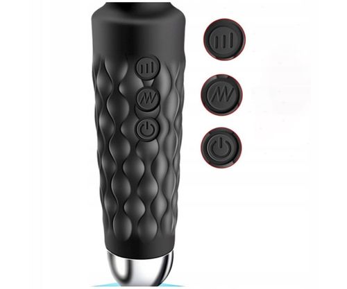 MASAŻER MIEJSC INTYMNYCH WIBRATOR DO ORGAZMÓW MAGIC WAND - 140 FUNKCJI na Arena.pl