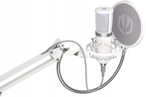 Mikrofon Endorfy Solum Streaming SM950 USB Statyw Biały na Arena.pl