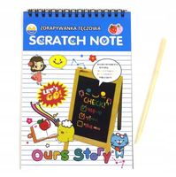 Kolorowanka wydrapywanka ZDRAPYWANKA A4 28x21cm