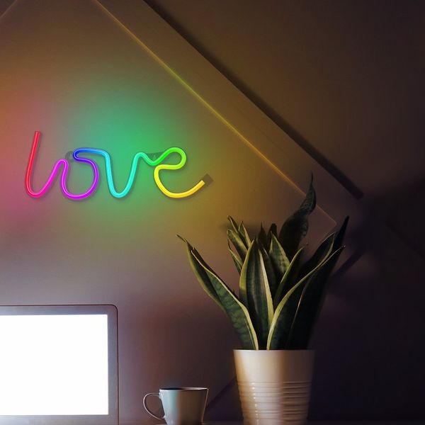 Neon LED RGB LOVE FLRN01 + pilot Forever Light zdjęcie 8